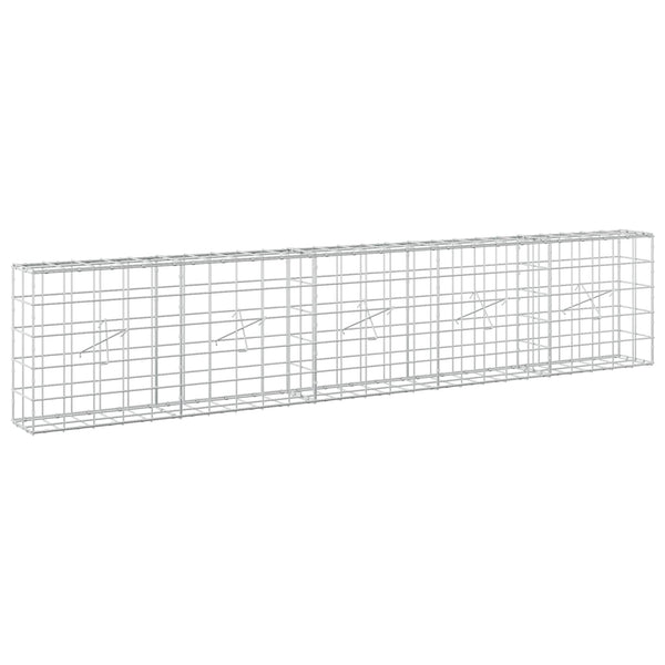 Gabion 3,5 mm langasta ja 10x10 cm verkosta 250x20x50 cm