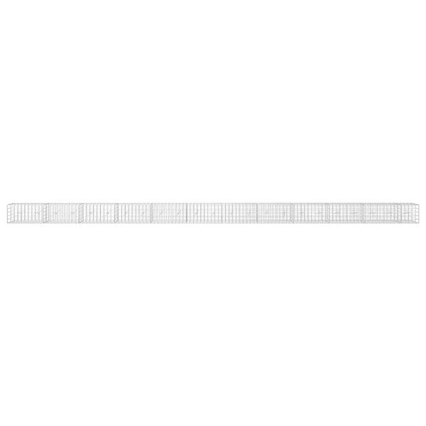 Gabion 3,5 mm langasta ja 10x10 cm verkosta 1150x20x50 cm