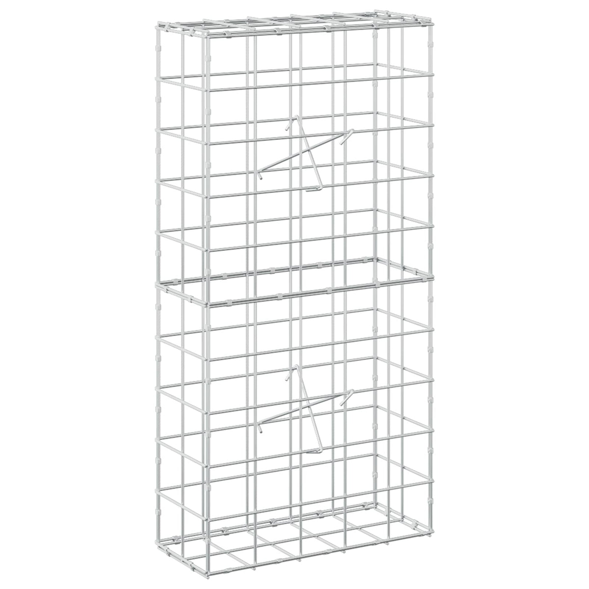 Gabion 3,5 mm langasta ja 10x10 cm verkosta 50x20x100 cm