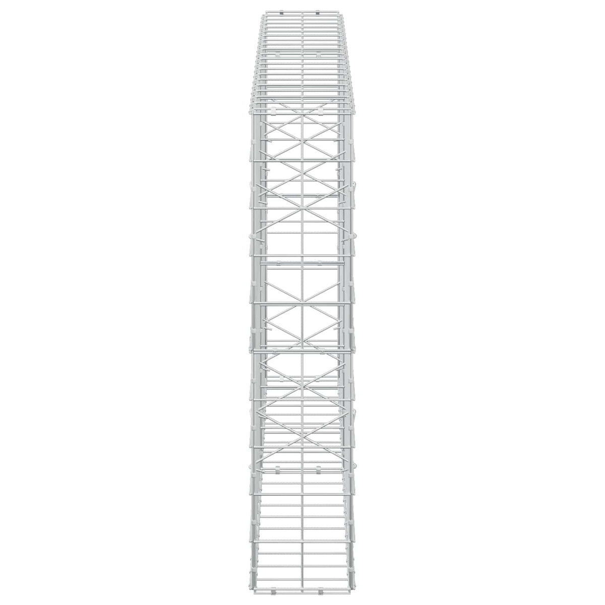 Gabion 3,5 mm langasta ja 10x10 cm verkosta 200x20x100 cm