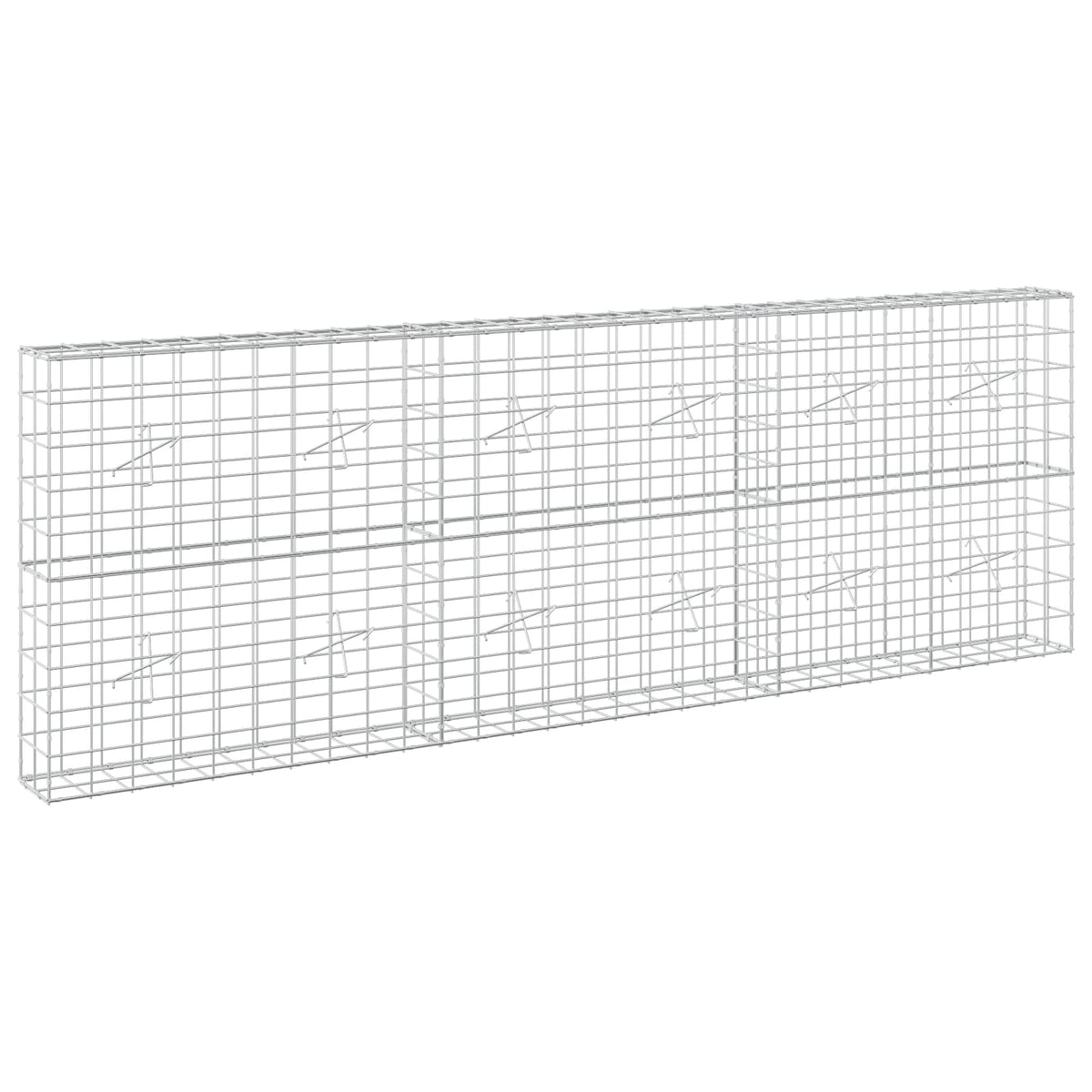 Gabion 3,5 mm langasta ja 10x10 cm verkosta 300x20x100 cm