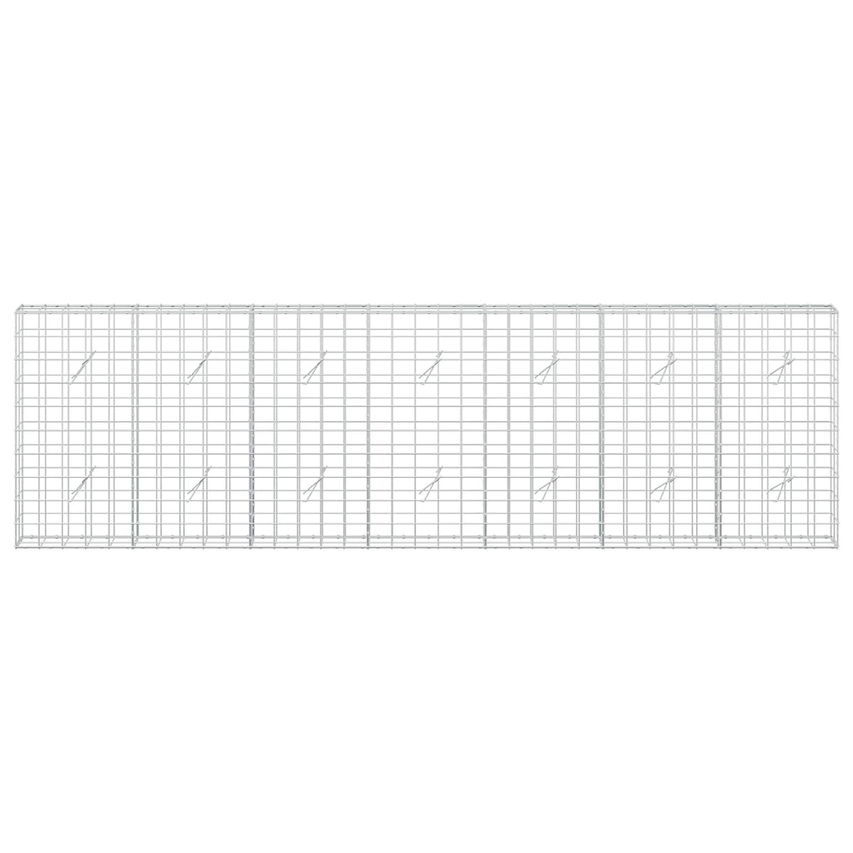 Gabion 3,5 mm langasta ja 10x10 cm verkosta 350x20x100 cm