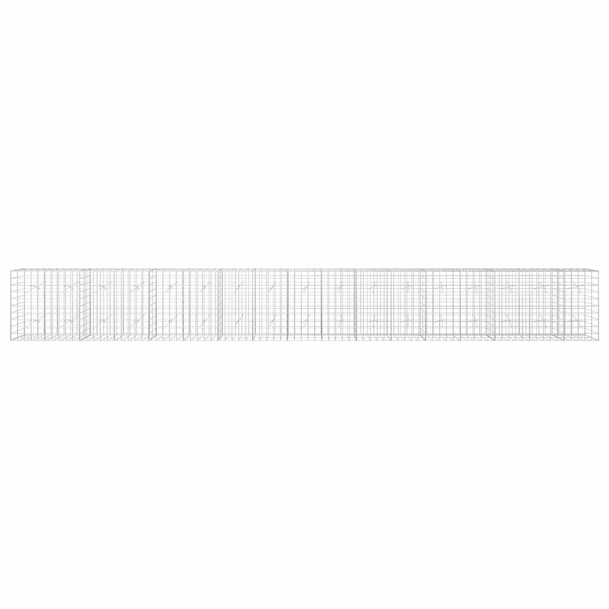 Gabion 3,5 mm langasta ja 10x10 cm verkosta 850x20x100 cm