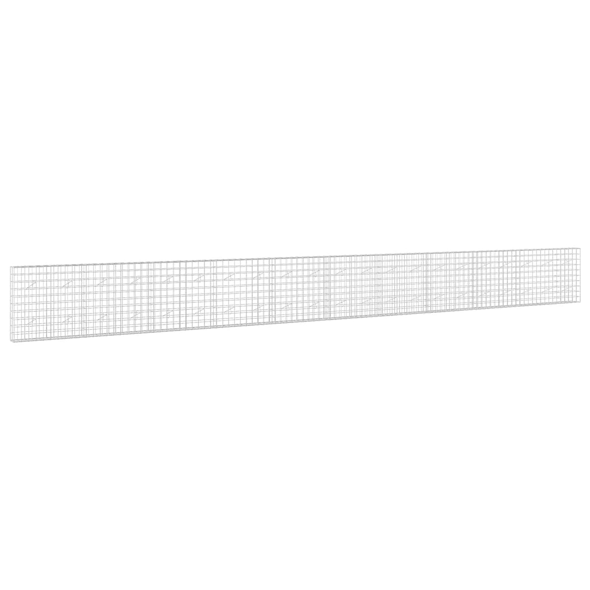 Gabion 3,5 mm langasta ja 10x10 cm verkosta 1050x20x100 cm