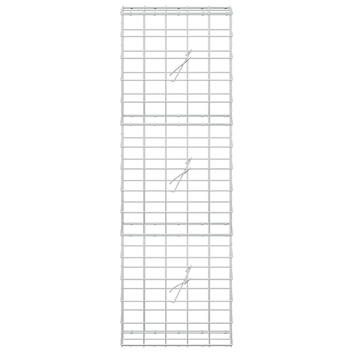 Gabion 3,5 mm langasta ja 10x10 cm verkosta 50x20x150 cm