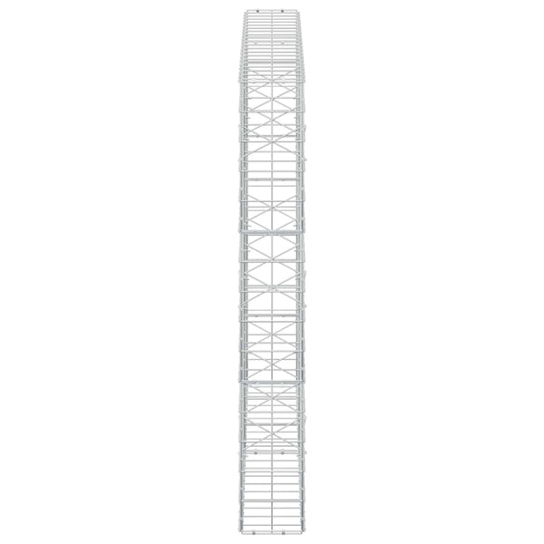 Gabion 3,5 mm langasta ja 10x10 cm verkosta 200x20x150 cm