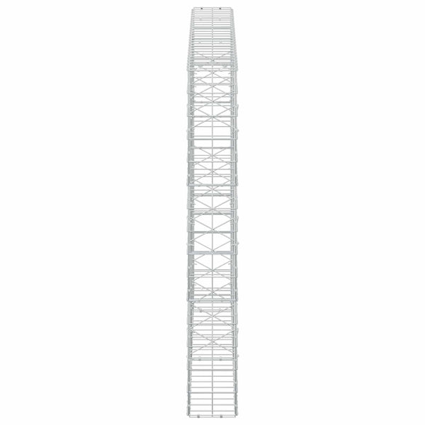 Gabion 3,5 mm langasta ja 10x10 cm verkosta 250x20x150 cm