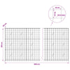 Gabion 3,5 mm langasta ja 10x10 cm verkosta 800x20x150 cm