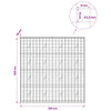 Gabion 3,5 mm langasta ja 10x10 cm verkosta 200x20x200 cm