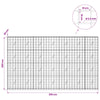 Gabion 3,5 mm langasta ja 10x10 cm verkosta 350x20x200 cm