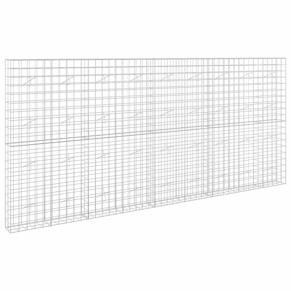 Gabion 3,5 mm langasta ja 10x10 cm verkosta 450x20x200 cm