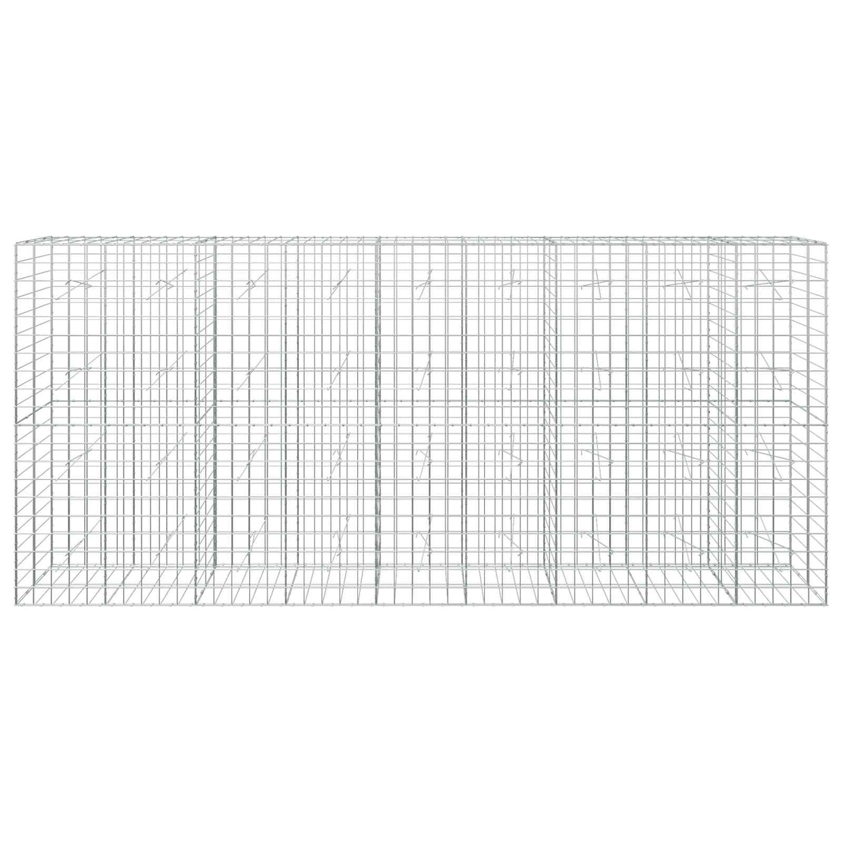 Gabion 3,5 mm langasta ja 10x10 cm verkosta 450x20x200 cm