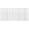 Gabion 3,5 mm langasta ja 10x10 cm verkosta 450x20x200 cm