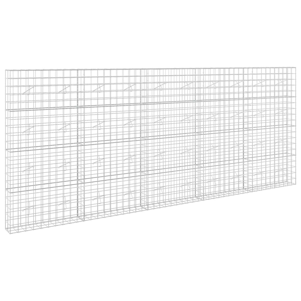 Gabion 3,5 mm langasta ja 10x10 cm verkosta 500x20x200 cm