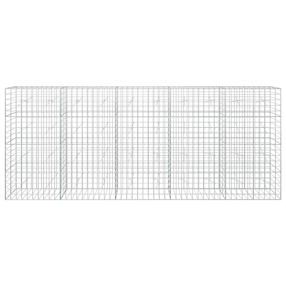 Gabion 3,5 mm langasta ja 10x10 cm verkosta 500x20x200 cm