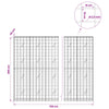 Gabion 3,5 mm langasta ja 10x10 cm verkosta 750x20x200 cm