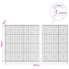 Gabion 3,5 mm langasta ja 10x10 cm verkosta 950x20x200 cm