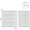 Gabion 3,5 mm langasta ja 10x10 cm verkosta 1050x20x200 cm