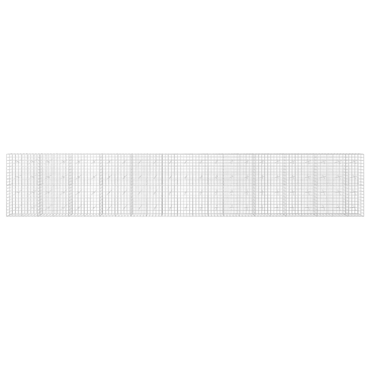 Gabion 3,5 mm langasta ja 10x10 cm verkosta 1150x20x200 cm