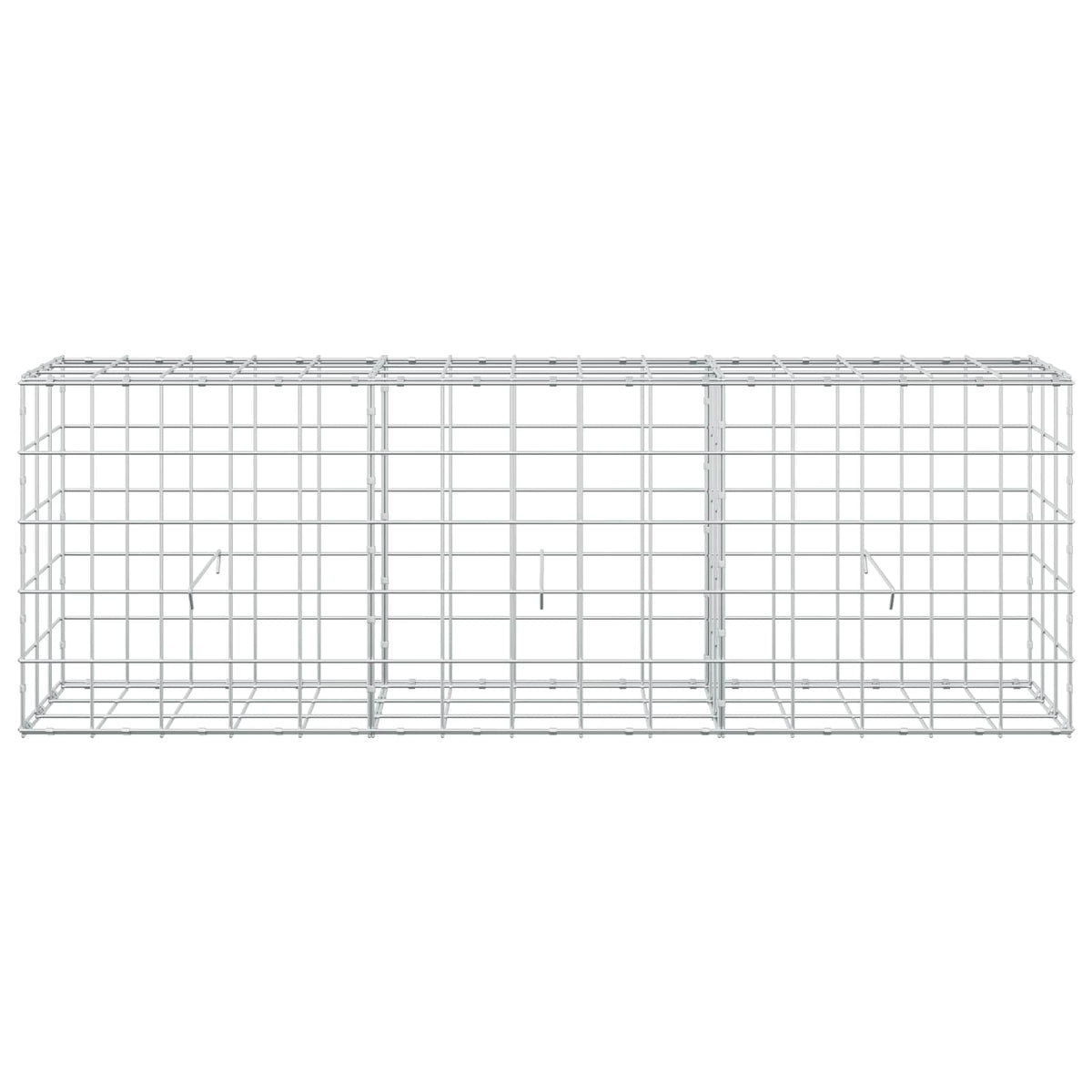 Gabion 3,5 mm langasta ja 10x10 cm verkosta 150x30x50 cm