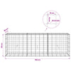 Gabion 3,5 mm langasta ja 10x10 cm verkosta 150x30x50 cm