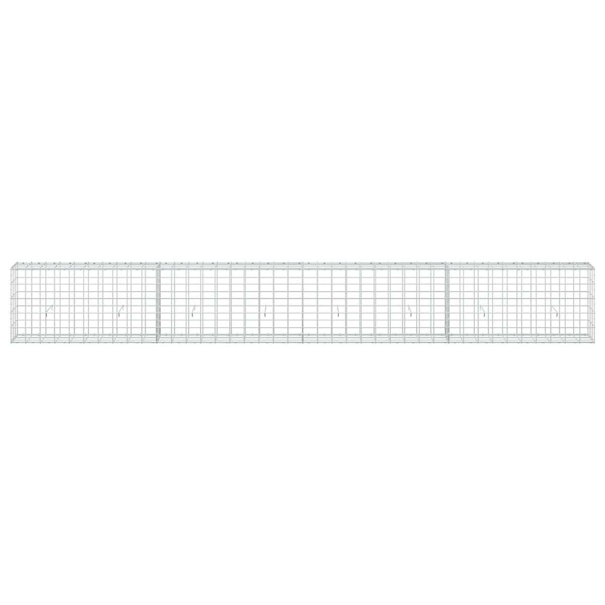 Gabion 3,5 mm langasta ja 10x10 cm verkosta 400x30x50 cm