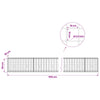 Gabion 3,5 mm langasta ja 10x10 cm verkosta 550x30x50 cm