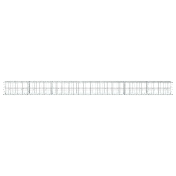 Gabion 3,5 mm langasta ja 10x10 cm verkosta 700x30x50 cm