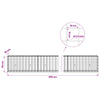 Gabion 3,5 mm langasta ja 10x10 cm verkosta 900x30x50 cm