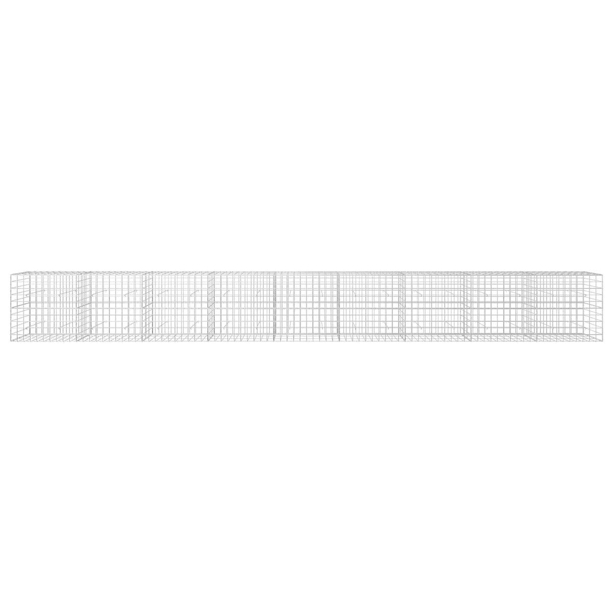 Gabion 3,5 mm langasta ja 10x10 cm verkosta 900x30x100 cm