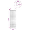 Gabion 3,5 mm langasta ja 10x10 cm verkosta 50x30x150 cm