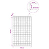 Gabion 3,5 mm langasta ja 10x10 cm verkosta 100x30x150 cm