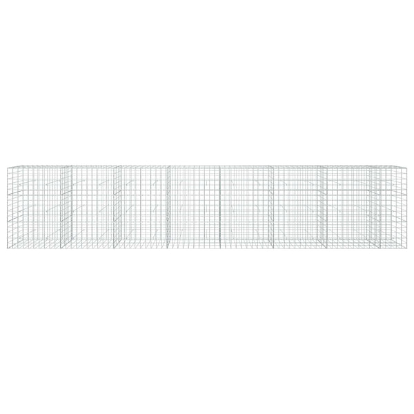 Gabion 3,5 mm langasta ja 10x10 cm verkosta 750x30x150 cm