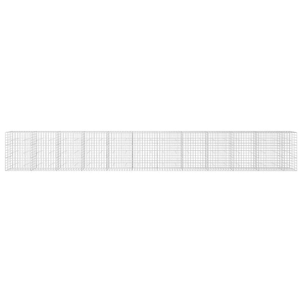 Gabion 3,5 mm langasta ja 10x10 cm verkosta 1150x30x150 cm