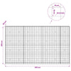 Gabion 3,5 mm langasta ja 10x10 cm verkosta 350x30x200 cm
