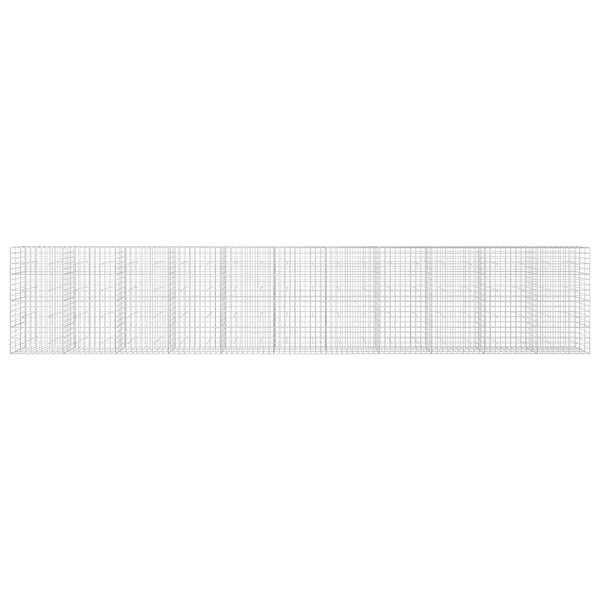 Gabion 3,5 mm langasta ja 10x10 cm verkosta 1100x30x200 cm