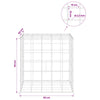 Gabion 3,5 mm langasta ja 10x10 cm verkosta 50x50x50 cm