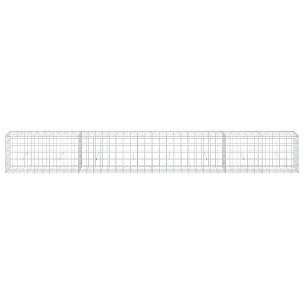 Gabion 3,5 mm langasta ja 10x10 cm verkosta 400x50x50 cm