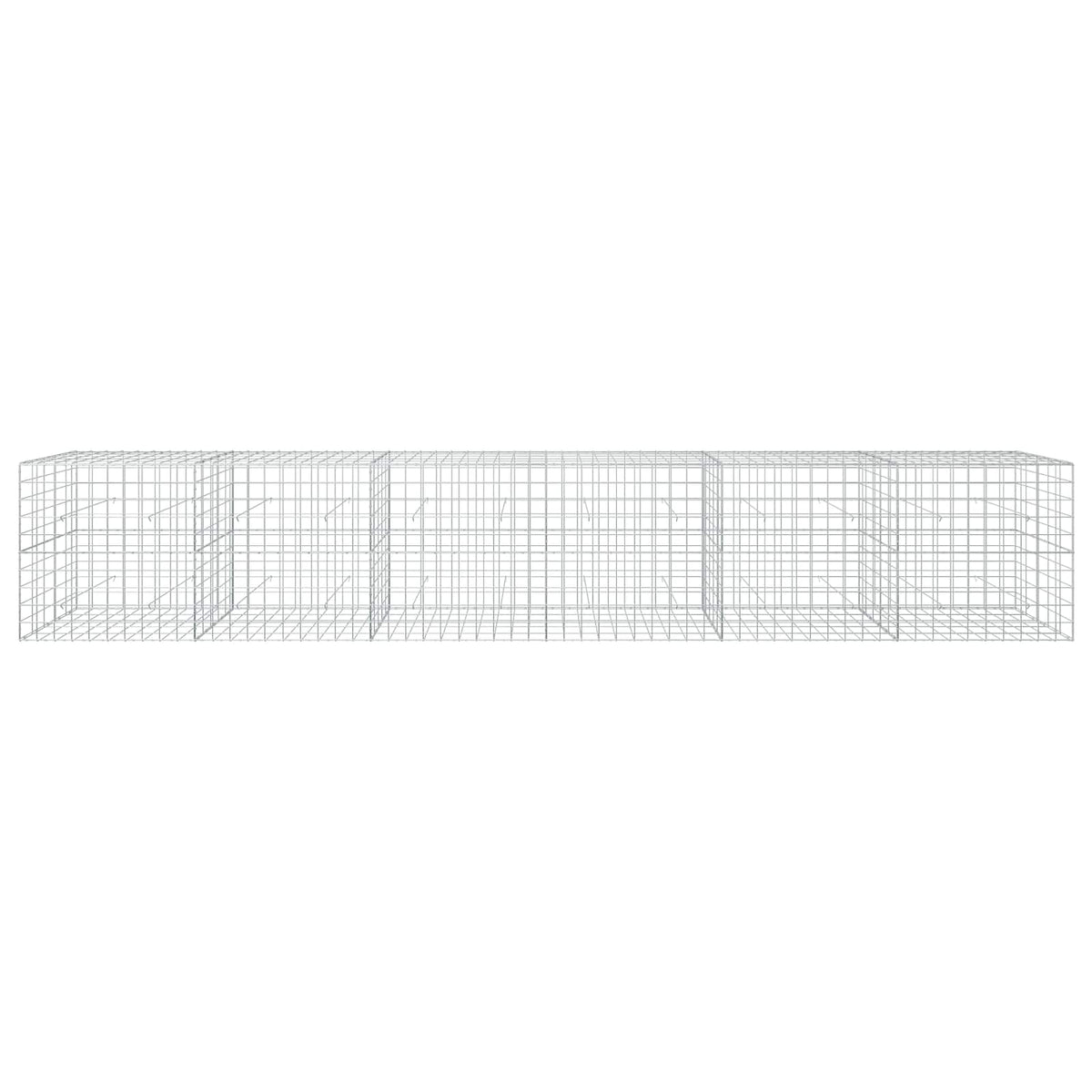 Gabion 3,5 mm langasta ja 10x10 cm verkosta 600x50x100 cm