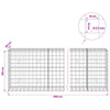Gabion 3,5 mm langasta ja 10x10 cm verkosta 850x50x100 cm