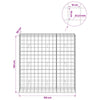 Gabion 3,5 mm langasta ja 10x10 cm verkosta 150x50x150 cm