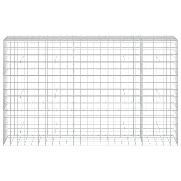Gabion 3,5 mm langasta ja 10x10 cm verkosta 250x50x150 cm