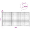 Gabion 3,5 mm langasta ja 10x10 cm verkosta 300x50x150 cm