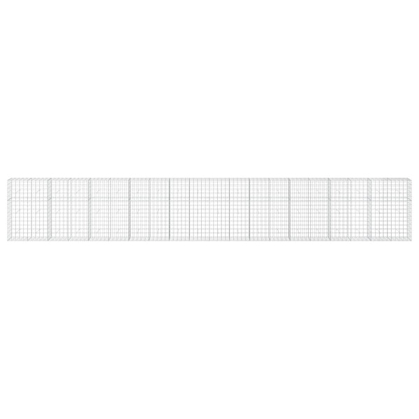 Gabion 3,5 mm langasta ja 10x10 cm verkosta 1000x50x150 cm