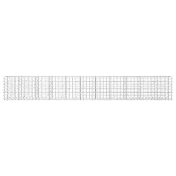 Gabion 3,5 mm langasta ja 10x10 cm verkosta 1100x50x150 cm