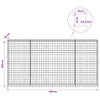 Gabion 3,5 mm langasta ja 10x10 cm verkosta 400x50x200 cm