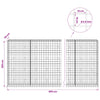 Gabion 3,5 mm langasta ja 10x10 cm verkosta 800x50x200 cm