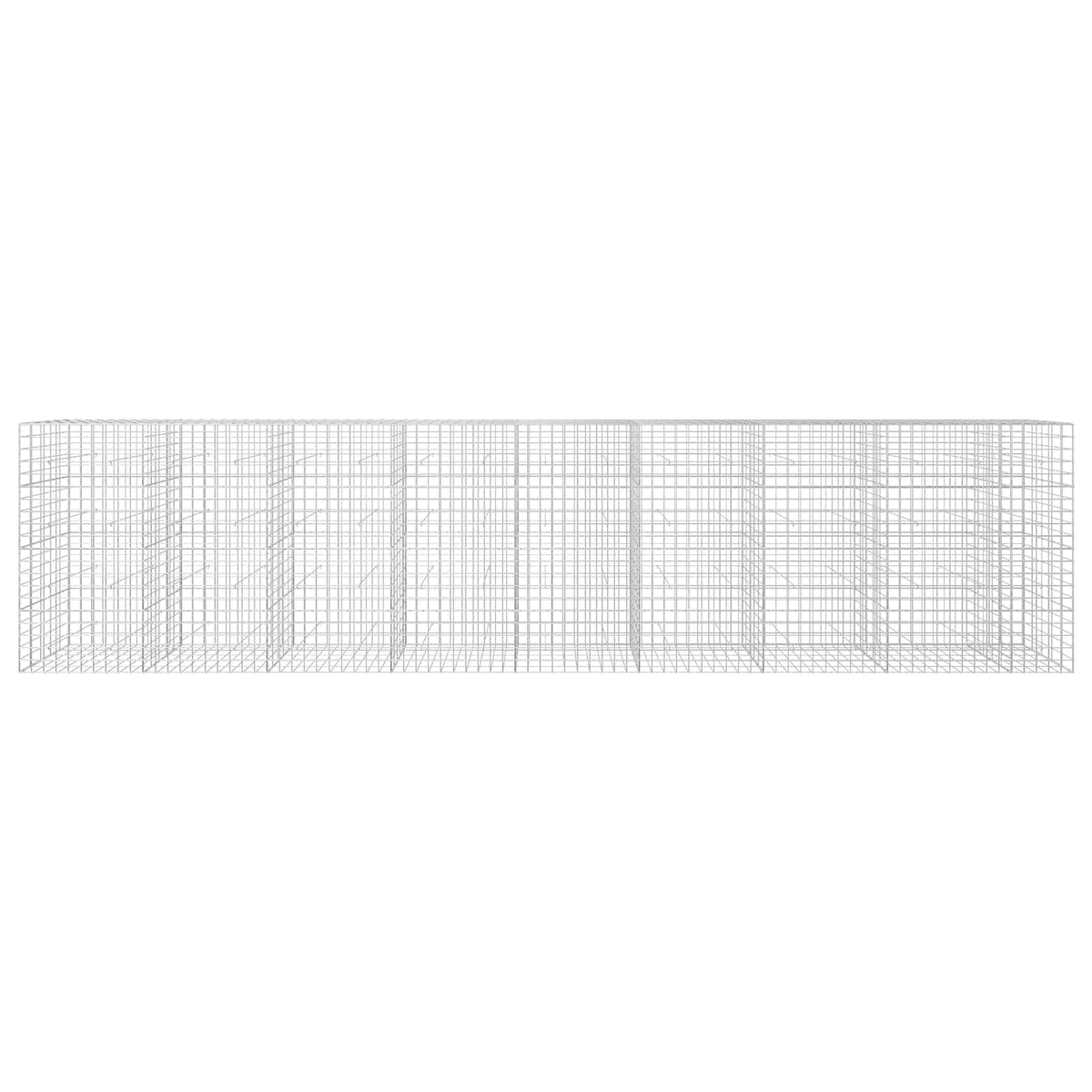 Gabion 3,5 mm langasta ja 10x10 cm verkosta 850x50x200 cm