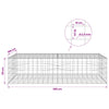 Gabion 3,5 mm langasta ja 10x10 cm verkosta 200x100x50 cm