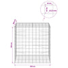 Gabion 3,5 mm langasta ja 10x10 cm verkosta 100x100x100 cm